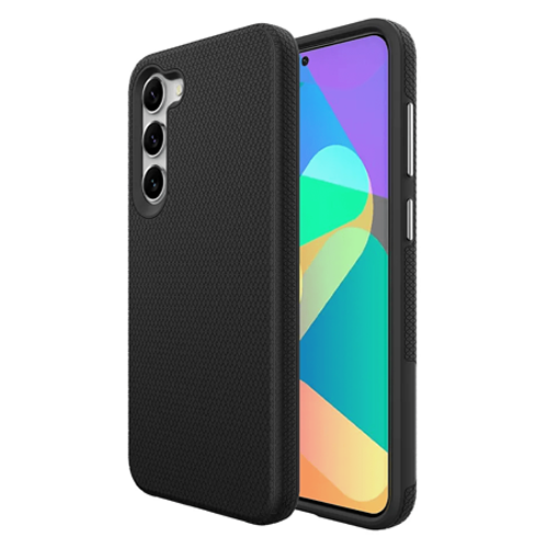 Triangle Shockproof Case With Anti Slip Grains for Samsung Galaxy A17 / A16 / A26 5G – Black